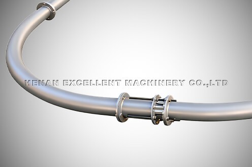 Tubular Drag Chain Conveyors Material Conveying Pipe Tubular Drag Chain Conveyors Material Conveying Pipe